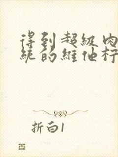 得到超级肉禽系统的维他柠檬茶