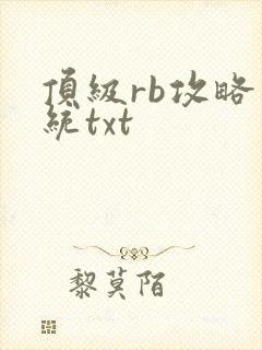 顶级rb攻略系统txt