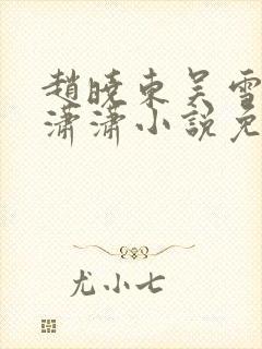 赵晓东吴雪晴王潇潇小说免费阅读