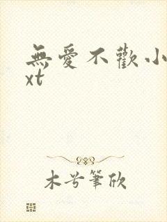 无爱不欢小说txt