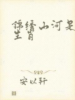 锦绣山河是什么生肖