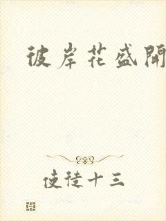 彼岸花盛开之夜封面