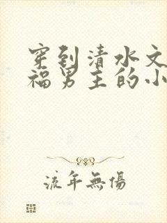 穿到清水文里造福男主的小说