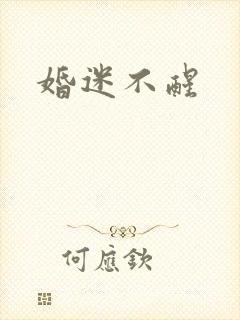 婚迷不醒封面