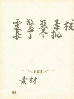 震惊恶毒校霸竟长了个批