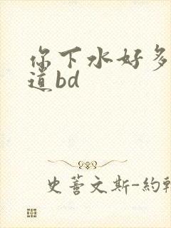 你下水好多下水道bd封面