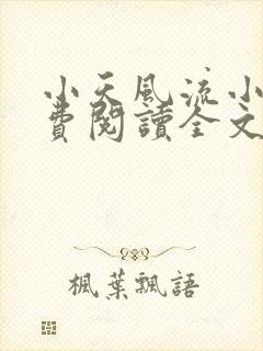 小天风流小说免费阅读全文最新章节