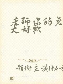 老师你的兔子好大好软