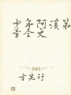 少年阿滨第13章全文