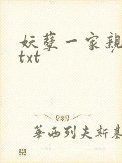 妖孽一家亲小说txt封面