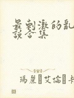 最刺激的乱惀小说合集