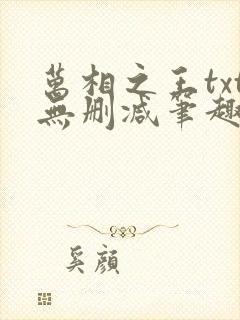 万相之王txt无删减笔趣阁