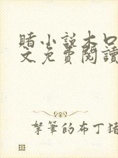 赌小说木口银全文免费阅读笔趣阁