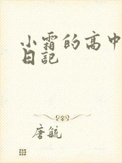 小霜的高中成长日记封面
