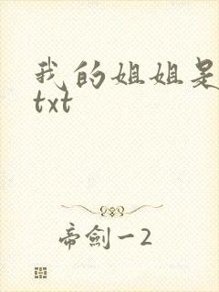 我的姐姐是美女txt