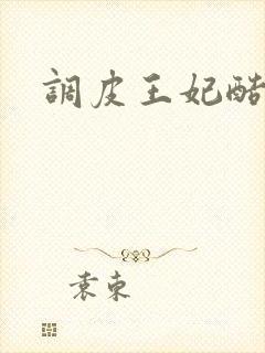 调皮王妃酷王爷封面