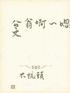 公翁啊～嗯啊h文