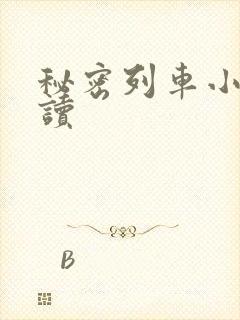 秘密列车小说阅读