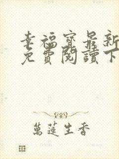 幸福宝最新章节免费阅读下载