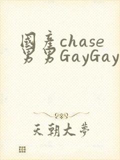 国产chase男男GayGay