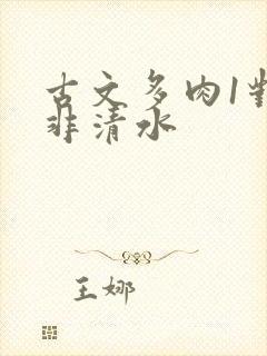 古文多肉1对n非清水