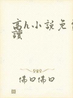 高h小说免费阅读封面