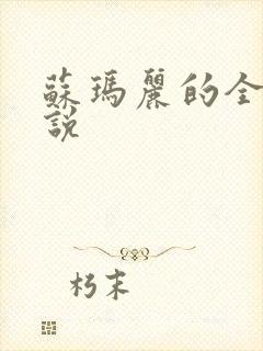 苏玛丽的全部小说