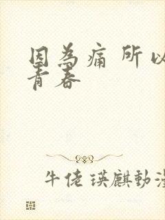 因为痛 所以叫青春