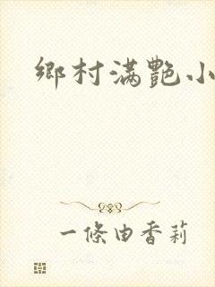 乡村满艳小说封面