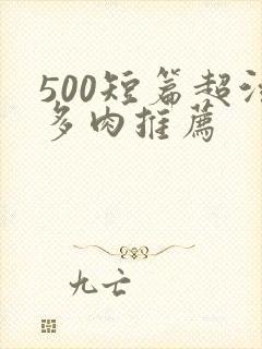500短篇超污多肉推荐