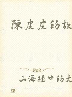 陈皮皮的故事封面