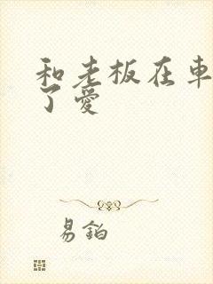 和老板在车里做了爱