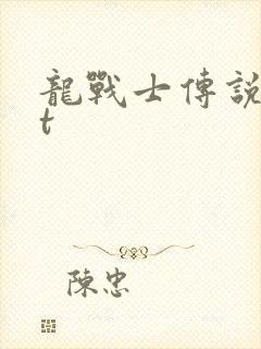 龙战士传说txt封面