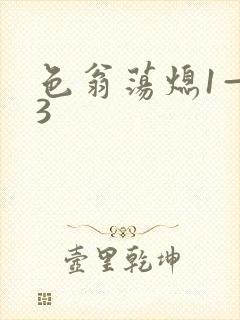 色翁荡熄1—13封面