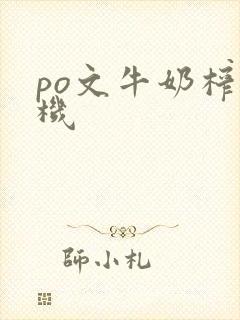 po文牛奶榨汁机