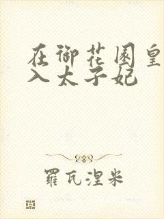 在御花园皇上进入太子妃