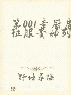 第001章厨房征服贵妇列静