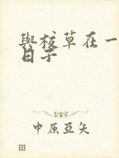 与校草在一起的日子