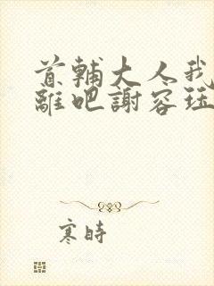 首辅大人我们和离吧谢容珏