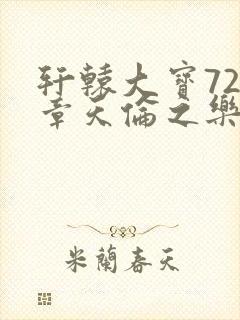 轩辕大宝720章天伦之乐封面