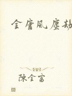 金庸风尘劫封面