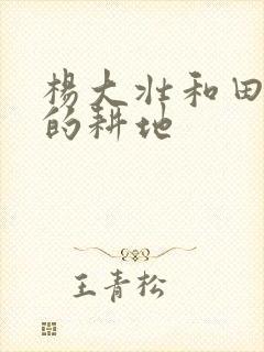 杨大壮和田桂花的耕地封面