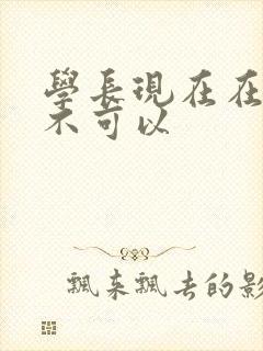 学长现在在上课不可以