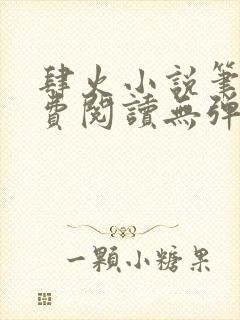 肆火小说笔趣免费阅读无弹窗