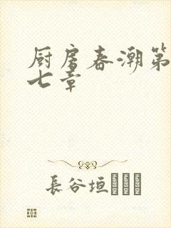 厨房春潮第三十七章