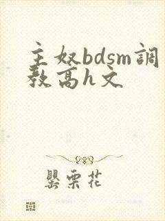 主奴bdsm调教高h文封面