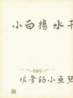 小白杨 水千丞