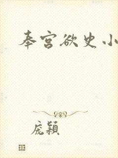 奉宫欲史小说封面