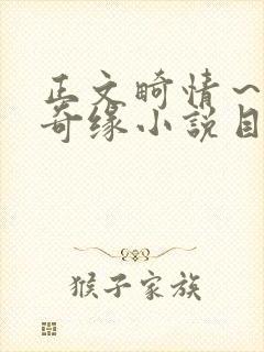 正文畸情～内裤奇缘小说目录