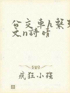 公交车h系列辣文n诗晴